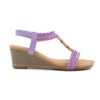 LUNAR Florence Lilac Wedge Sandal -Slipper Supply Store florence lilac wedge sandal p7349 421906 image