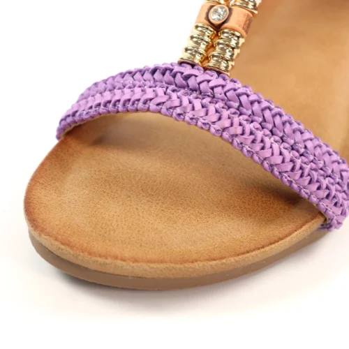 LUNAR Florence Lilac Wedge Sandal -Slipper Supply Store florence lilac wedge sandal p7349 421942 image