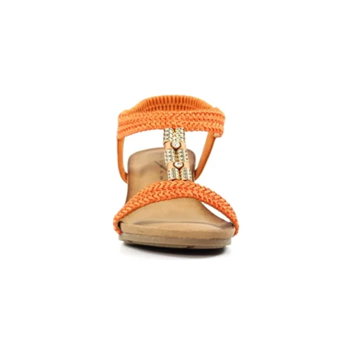 LUNAR Florence Orange Wedge Sandal -Slipper Supply Store florence orange wedge sandal p7345 421744 image