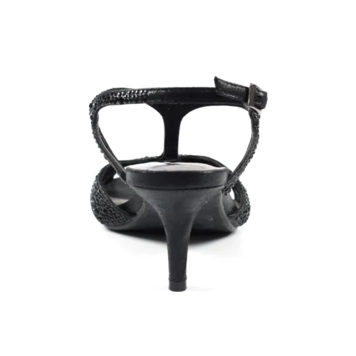 LUNAR Francie Wide Fit Black Gemstone Sandal -Slipper Supply Store francie wide fit black gemstone sandal p6737 382442 image