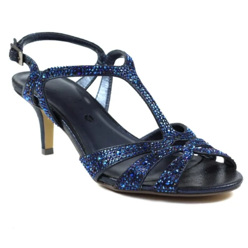 LUNAR Francie Wide Fit Blue Gemstone Sandal -Slipper Supply Store francie wide fit blue gemstone sandal p6738 382478 image