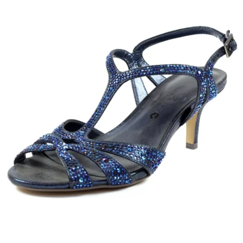 LUNAR Francie Wide Fit Blue Gemstone Sandal -Slipper Supply Store francie wide fit blue gemstone sandal p6738 382484 image