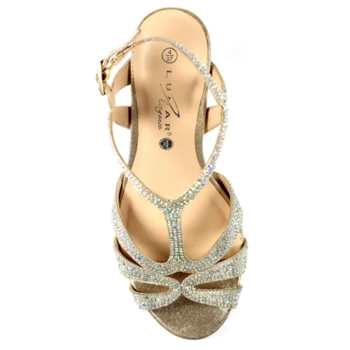 LUNAR Francie Wide Fit Gold Gemstone Sandal 14 LUNAR Francie Wide Fit Gold Gemstone Sandal -Slipper Supply Store francie wide fit gold gemstone sandal p6739 382538 image