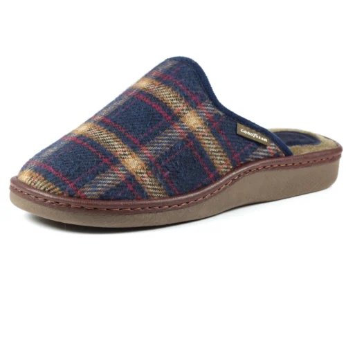Goodyear Frank Blue Mule Slipper -Slipper Supply Store frank blue mule slipper p4887 322512 image