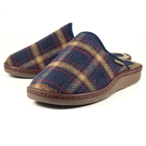 Goodyear Frank Blue Mule Slipper -Slipper Supply Store frank blue mule slipper p4887 322533 image