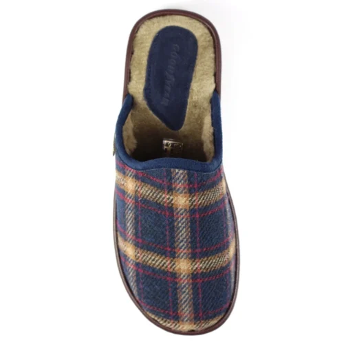 Goodyear Frank Blue Mule Slipper -Slipper Supply Store frank blue mule slipper p4887 322540 image