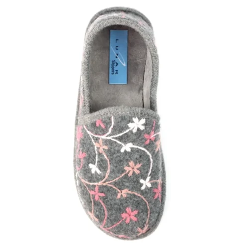 LUNAR Gibson Grey Slipper -Slipper Supply Store gibson grey slipper p7574 434515 image