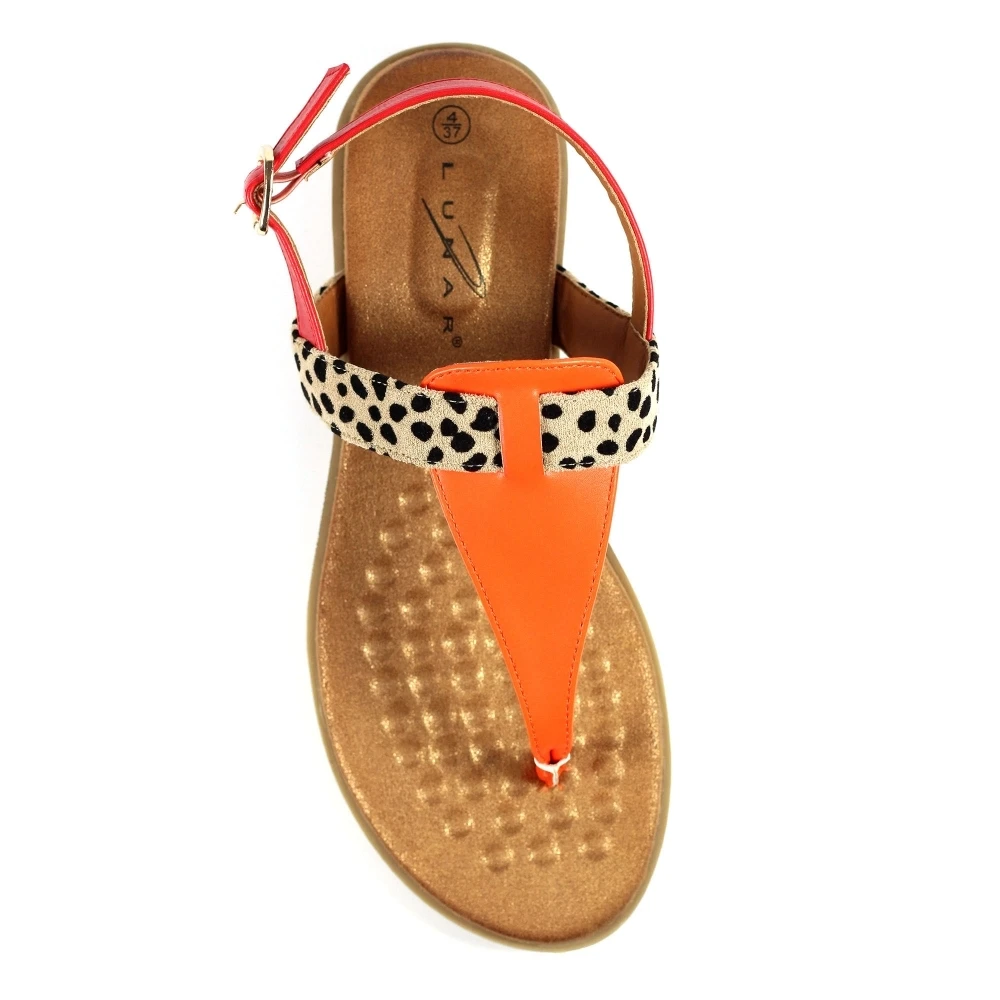 LUNAR Gina Orange Sandal 7 LUNAR Gina Orange Sandal - Image 7