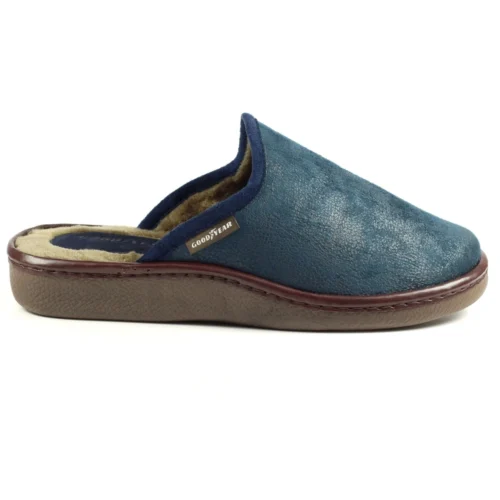 Goodyear Glen Navy Mule Slipper