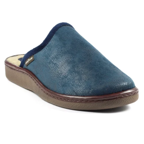 Goodyear Glen Navy Mule Slipper -Slipper Supply Store glen navy mule slipper p6811 387112 image