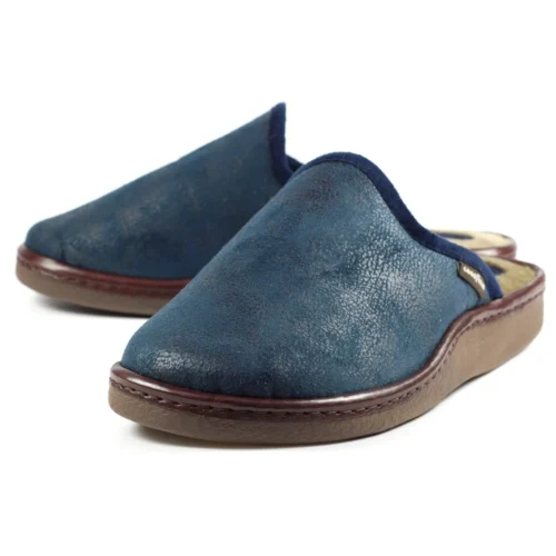Goodyear Glen Navy Mule Slipper -Slipper Supply Store glen navy mule slipper p6811 387140 image