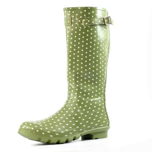 LUNAR Green Rubber Spot Wellington -Slipper Supply Store green rubber spot wellington p6832 390142 image