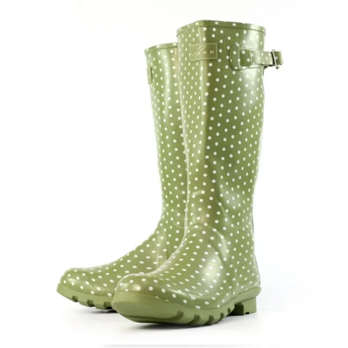 LUNAR Green Rubber Spot Wellington -Slipper Supply Store green rubber spot wellington p6832 390160 image