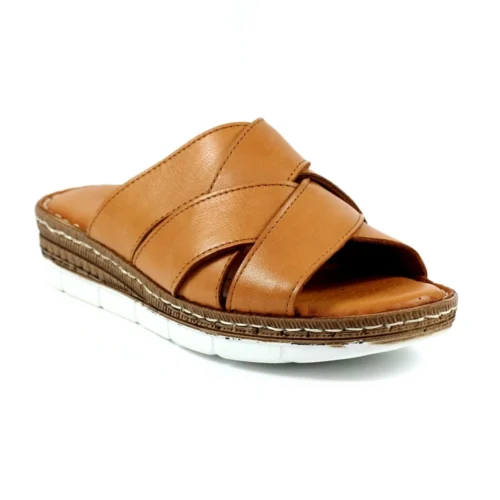 LUNAR Gwen Tan Leather Sandal -Slipper Supply Store gwen tan leather sandal p6360 374548 image