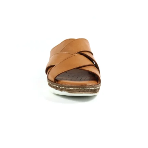 LUNAR Gwen Tan Leather Sandal -Slipper Supply Store gwen tan leather sandal p6360 374566 image
