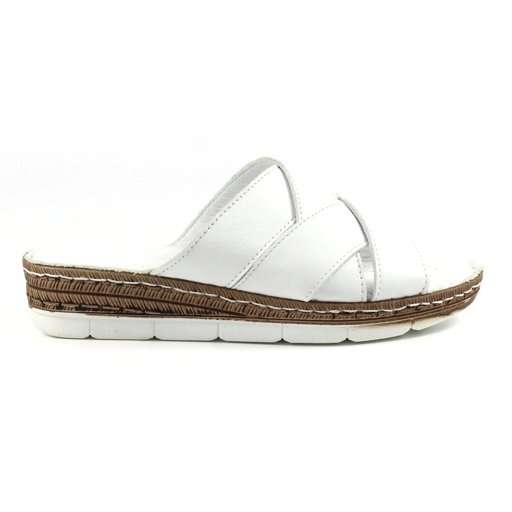 LUNAR Gwen White Leather Sandal 2 LUNAR Gwen White Leather Sandal - Image 2