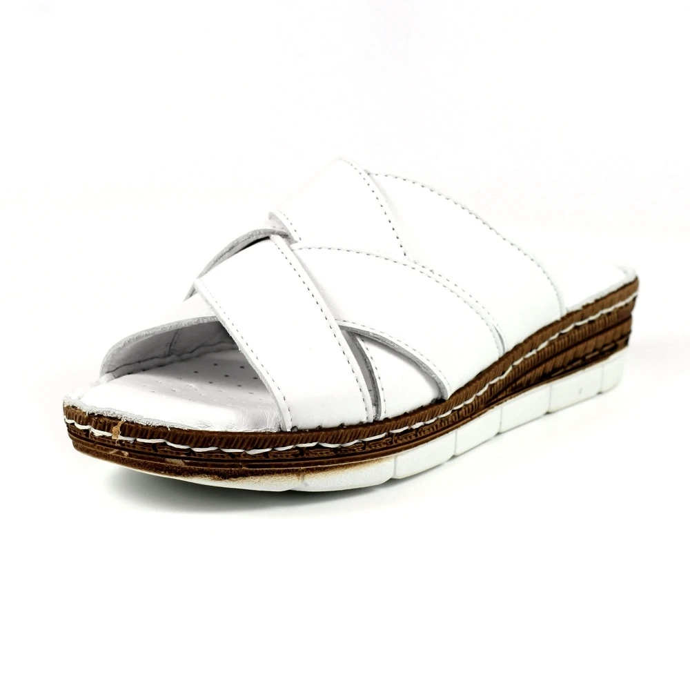LUNAR Gwen White Leather Sandal 5 LUNAR Gwen White Leather Sandal - Image 5