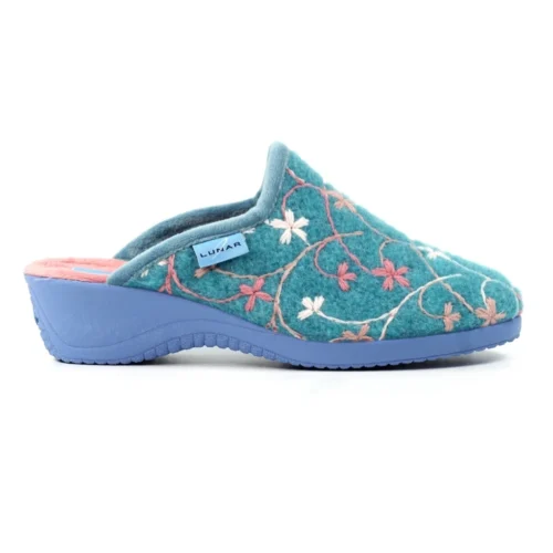 LUNAR Harlow Teal Slipper