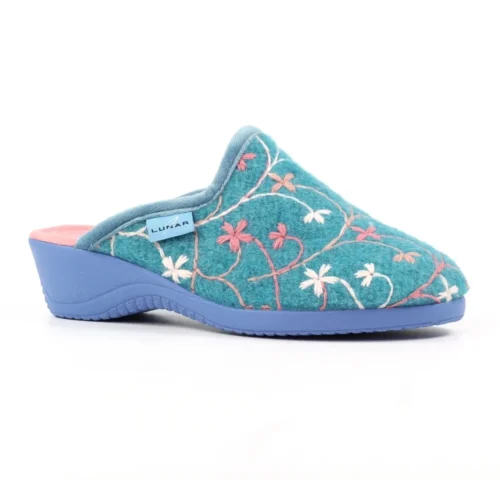 LUNAR Harlow Teal Slipper -Slipper Supply Store harlow teal slipper p7533 432501 image