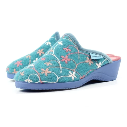 LUNAR Harlow Teal Slipper -Slipper Supply Store harlow teal slipper p7533 432525 image