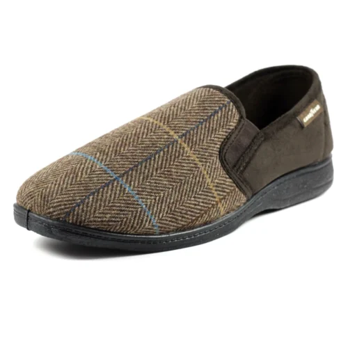 Goodyear Harrison Brown Tweed Slipper 11 Goodyear Harrison Brown Tweed Slipper -Slipper Supply Store harrison brown tweed slipper p6825 387827 image