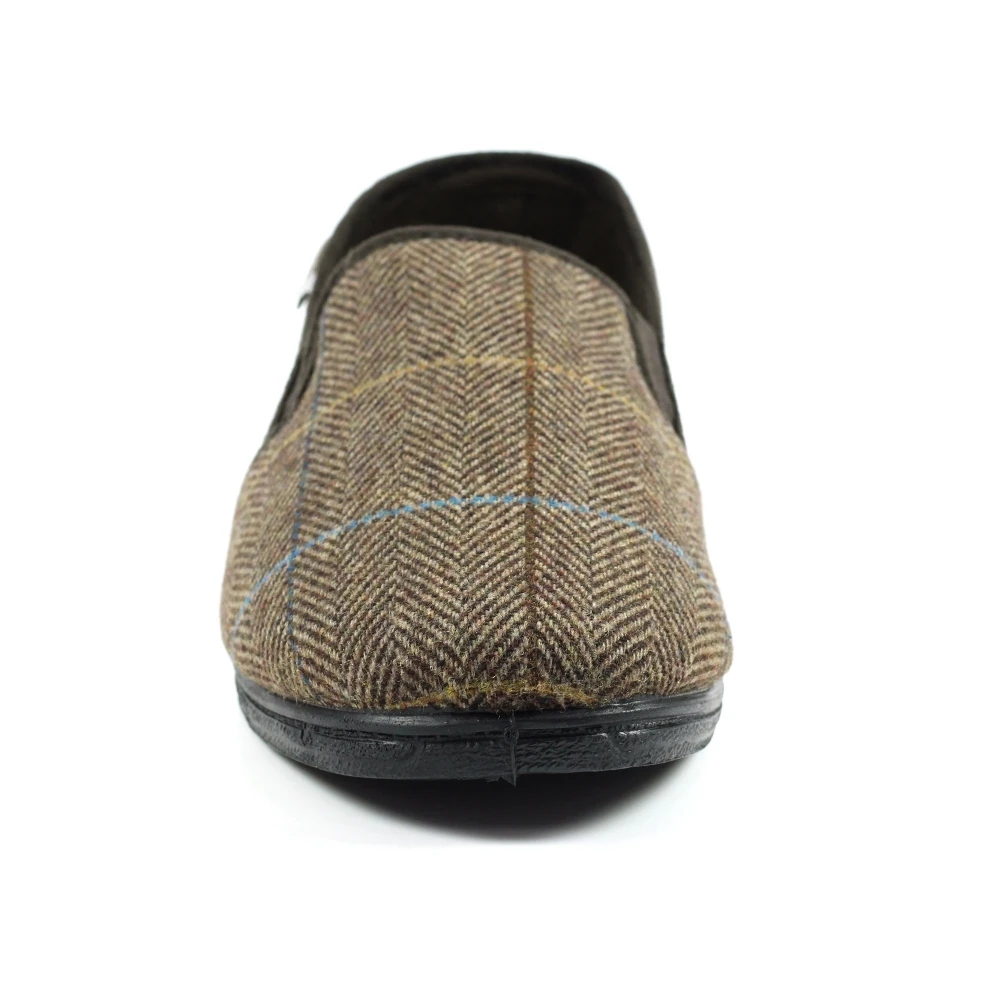 Goodyear Harrison Brown Tweed Slipper 5 Goodyear Harrison Brown Tweed Slipper - Image 5