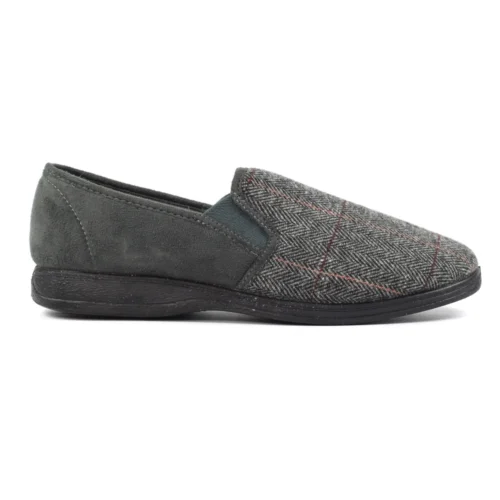 Harrison II Grey Slipper