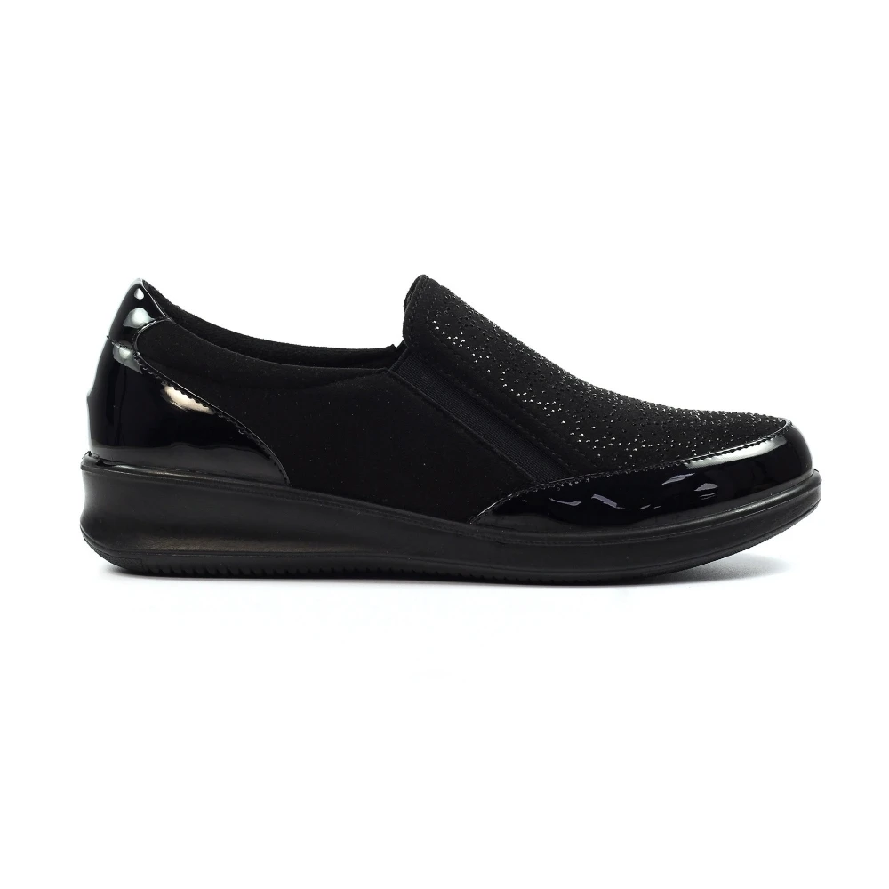 LUNAR Hattie Black Wedge Shoe 1 LUNAR Hattie Black Wedge Shoe