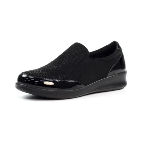 LUNAR Hattie Black Wedge Shoe 11 LUNAR Hattie Black Wedge Shoe -Slipper Supply Store hattie black wedge shoe p7018 397675 image