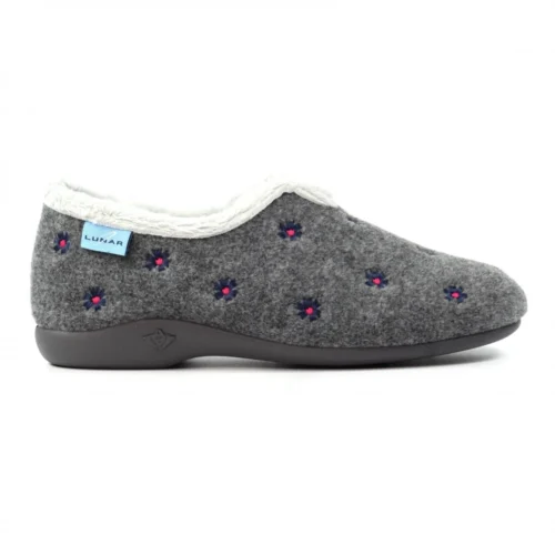 LUNAR Havana Grey Slipper