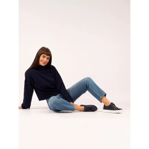 LUNAR Haywood Navy Trainer -Slipper Supply Store haywood navy trainer p7619 445785 image