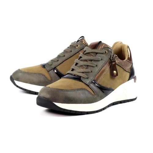 LUNAR Hazel Khaki Wedge Trainer 14 LUNAR Hazel Khaki Wedge Trainer -Slipper Supply Store hazel khaki wedge trainer p6998 399199 image