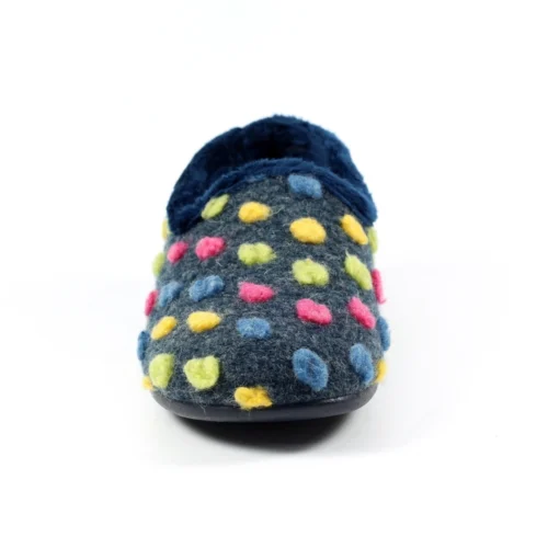 LUNAR Helix Blue Polka Dot Slipper -Slipper Supply Store helix blue polka dot slipper p6801 386513 image