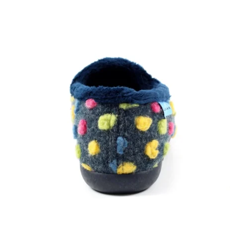 LUNAR Helix Blue Polka Dot Slipper -Slipper Supply Store helix blue polka dot slipper p6801 386519 image