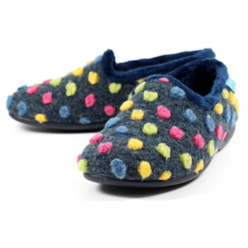 LUNAR Helix Blue Polka Dot Slipper -Slipper Supply Store helix blue polka dot slipper p6801 386525 image