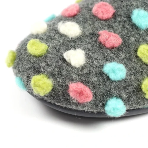 LUNAR Helix Grey Polka Dot Slipper -Slipper Supply Store helix grey polka dot slipper p5432 323540 image