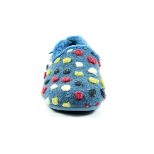 LUNAR Helix Mid Blue Polka Dot Slipper -Slipper Supply Store helix mid blue polka dot slipper p5960 358669 image