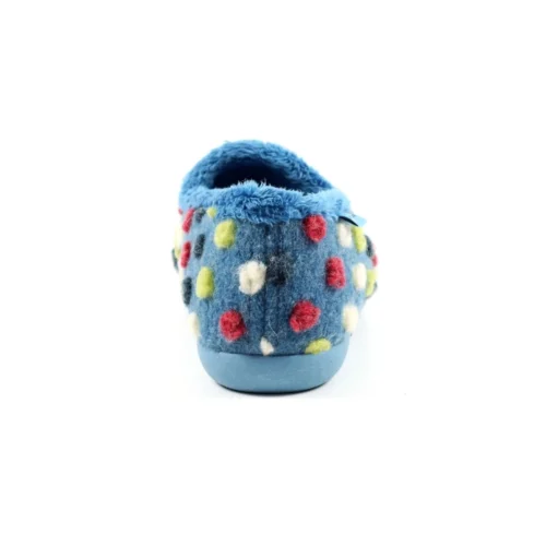 LUNAR Helix Mid Blue Polka Dot Slipper -Slipper Supply Store helix mid blue polka dot slipper p5960 358670 image