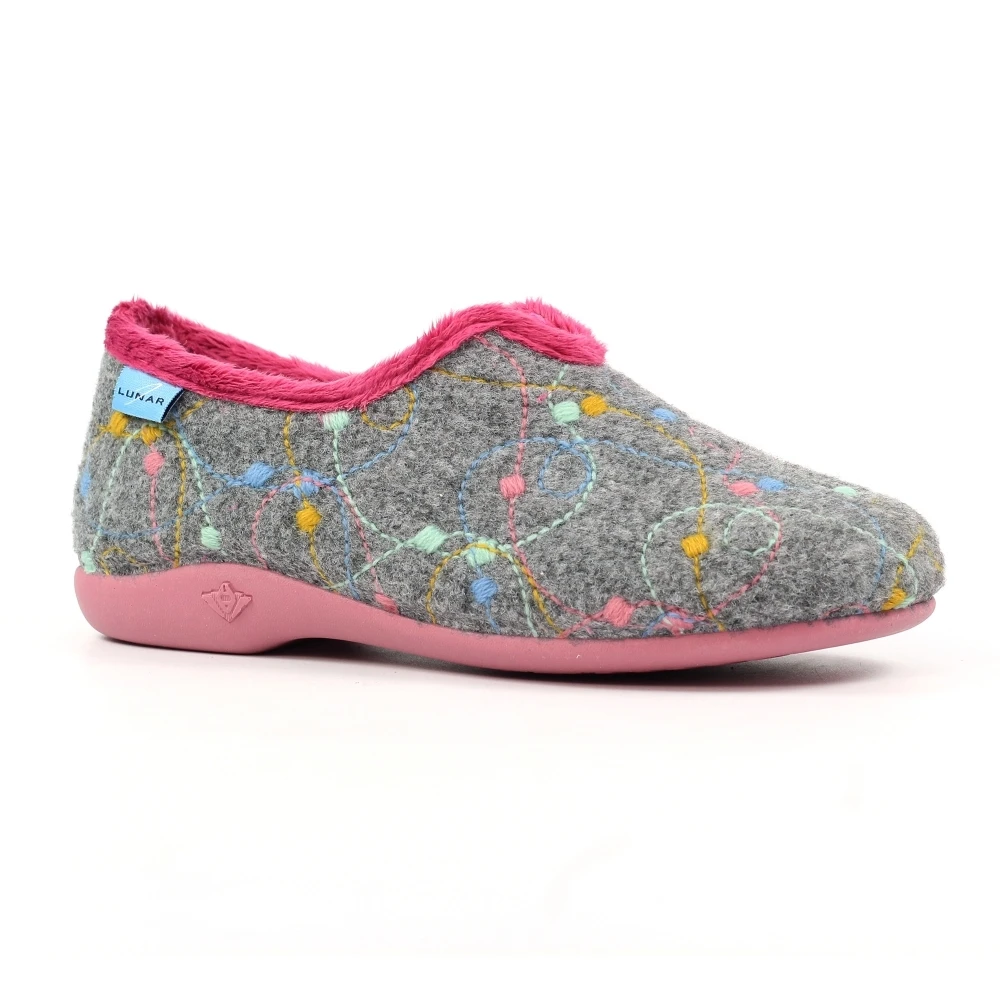 LUNAR Helsinki Grey Slipper 3 LUNAR Helsinki Grey Slipper - Image 3