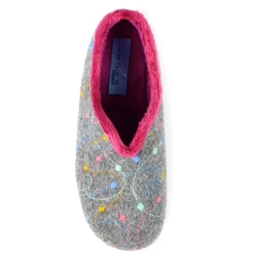 LUNAR Helsinki Grey Slipper 15 LUNAR Helsinki Grey Slipper -Slipper Supply Store helsinki grey slipper p7555 431108 image