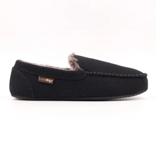 Hendrix II Navy Slipper