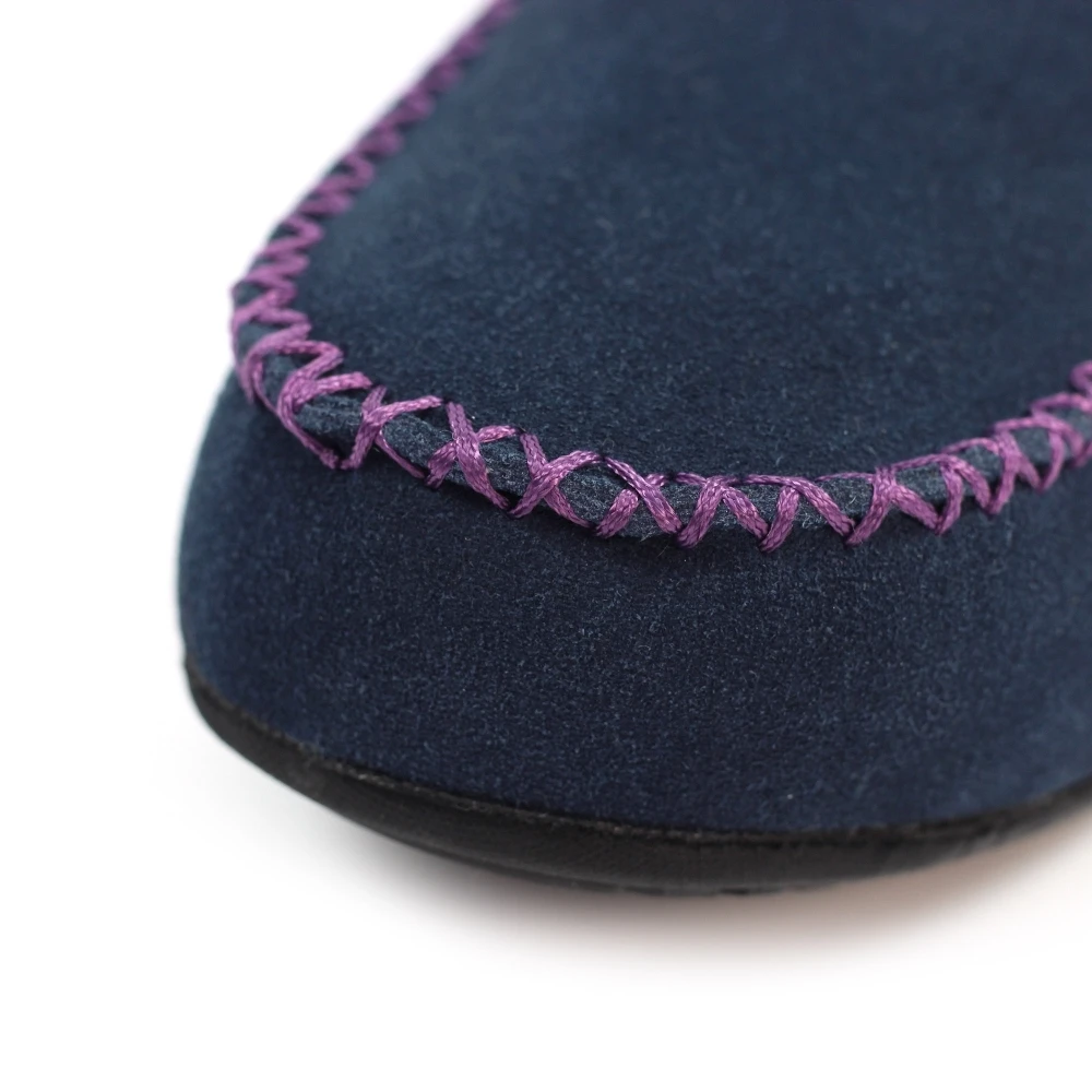 Henry Navy Slipper 6 Henry Navy Slipper - Image 6