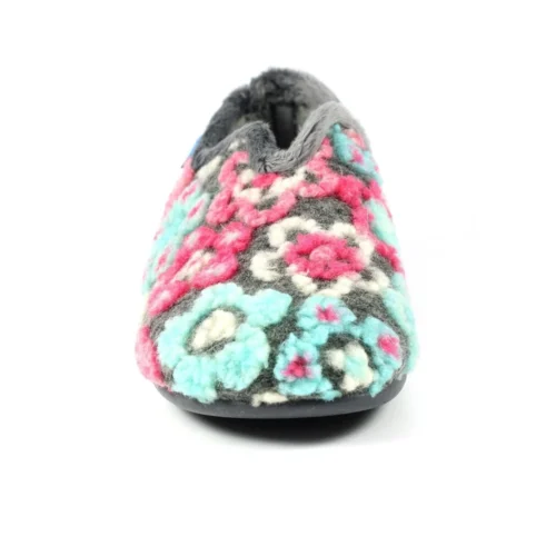 LUNAR Hippy Grey Flower Full Slipper -Slipper Supply Store hippy grey flower full slipper p4835 380339 image