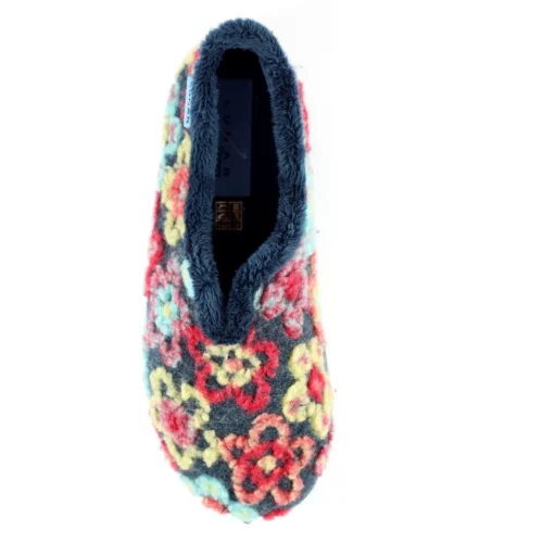 LUNAR Hippy Navy Flower Full Slipper -Slipper Supply Store hippy navy flower full slipper p4833 405651 image