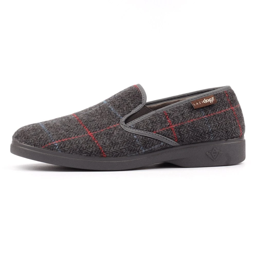 Hughes Grey Slipper 3 Hughes Grey Slipper - Image 3