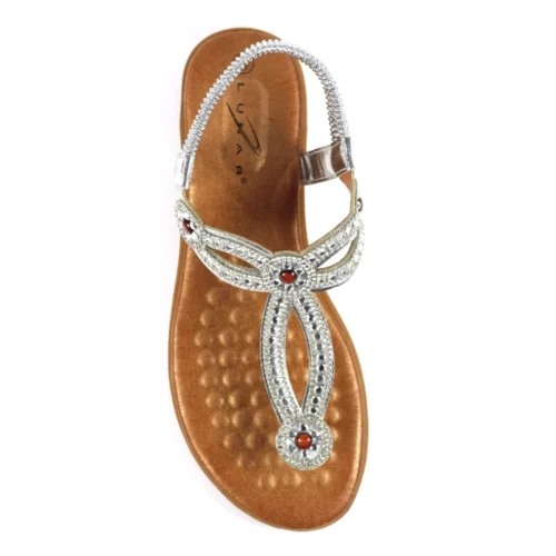 LUNAR Iona Silver Sandal 10 LUNAR Iona Silver Sandal -Slipper Supply Store iona silver sandal p6590 379908 image