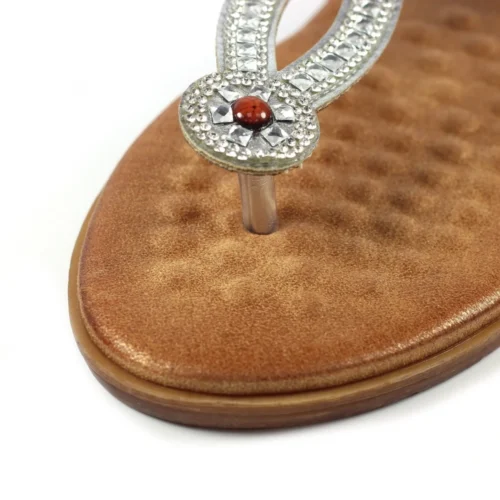 LUNAR Iona Silver Sandal 11 LUNAR Iona Silver Sandal -Slipper Supply Store iona silver sandal p6590 379909 image