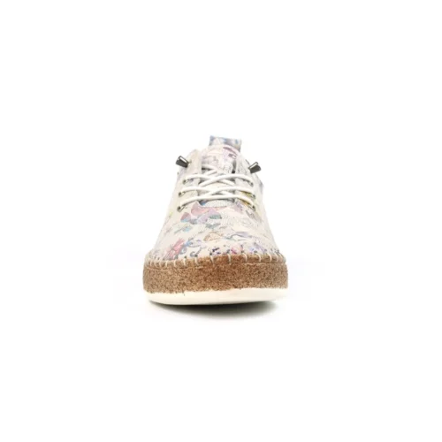 LUNAR Iva White Leather Plimsoll -Slipper Supply Store iva white leather plimsoll p7139 408403 image