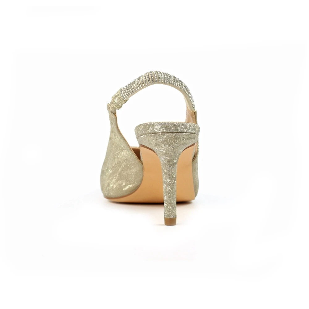 LUNAR Janine Gold Slingback Heel 6 LUNAR Janine Gold Slingback Heel - Image 6