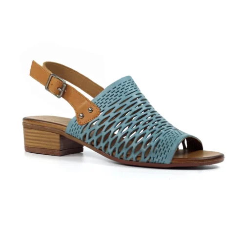 LUNAR Jessica Blue Leather Sandal -Slipper Supply Store jessica blue leather sandal p7318 419844 image